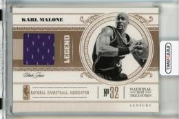 2010-11 Panini Playoff National Treasures Karl Malone Century Materials #108【13/99】《傷あり》