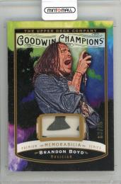 2019 UPPER DECK Goodwin Champions Splash of Color Memorabilia Premium #SMBB Brandon Boyd 【03/25】