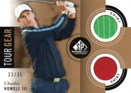 2014 UPPER DECK SP Game Used Golf  Charles Howell  Tournament Used PGA Golf Memorabilia 33/35