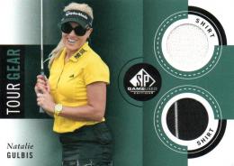 2014 UPPER DECK SP Game Used Golf  Natalie Gulbis Tournament Used LPGA Golf Memorabilia