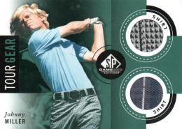 2014 UPPER DECK SP Game Used Golf  Johnny Miller Tournament Used PGA Golf Memorabilia