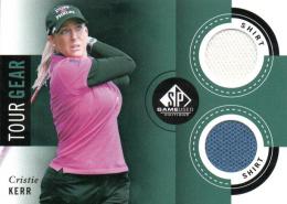 2014 UPPER DECK SP Game Used Golf  Cristie Kerr Tournament Used LPGA Golf Memorabilia