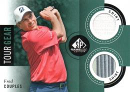 2014 UPPER DECK SP Game Used Golf  Fred Couples Tournament Used PGA Golf Memorabilia