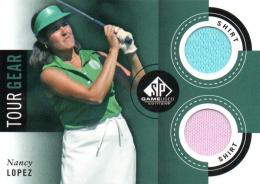 2014 UPPER DECK SP Game Used Golf  Nancy Lopez Tournament Used LPGA Golf Memorabilia