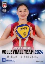 2024 プロデュース216 バレーボール女子日本代表 #BOX09 西村弥菜美/宮部藍梨 BOX特典カード(両面カード)