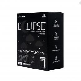 Ultra・PRO ECLIPSE Matte Standard DECK PROTECTOR Jet Black | ウルトラプロ社 エクリプス マット スタンダードサイズ デッキプロテクタースリーブ ジェットブラック[105枚入り]