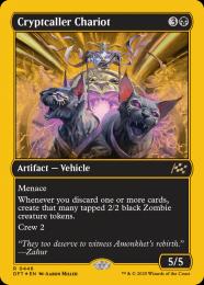 【DFT】【ENG】【ファーストプレイスFoil】〈446-R-B〉《墓所呼びの戦車/Cryptcaller Chariot》