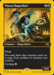 【DFT】【ENG】【ファーストプレイスFoil】〈444-R-U〉《蝋の姿泥棒/Waxen Shapethief》