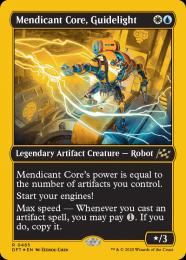 【DFT】【ENG】【ファーストプレイスFoil】〈485-R-WU〉《ガイドライト、雲水核/Mendicant Core, Guidelight》