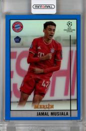 2020-21 Topps Merlin UEFA Champions League  Jamal Musiala Blue Refractors RC #73 ※初期傷あり 52/75