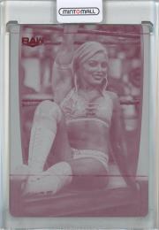 2021 Topps WWE Undisputed Mandy Rose Printing Plates Magenta #16【1/1】