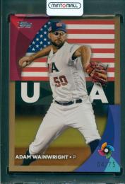 2023 TOPPS SERIES 2 Adam Wainwright #WBC-59 Gold【04/75】 Team USA