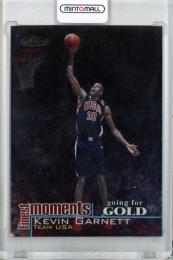 2000-01 Topps Finest  Kevin Garnett Finest Moments Going For Gold 0817/1000