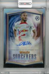 2022-23 Topps Merlin Chrome UEFA Club Competitions RB Leipzig Christopher Nkunku Sorcerers Autographs #SA-CN