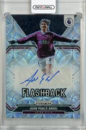 2021-22 Panini Prizm Premier League Aston Villa Juan Pablo Angel Flashback Autographs