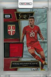 2022-23 Panini Select FIFA Serbia Sergej Milinkovic-Savic Select Swatches #26