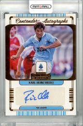 2022-23 Panini Chronicles SS Lazio Karl-Heinz Riedle Contenders Autographs Serie A #31 198/299