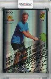 2016 Epoch International Premier Tennis League IPTL  Thomas Johansson HOLOSPECTA BLACK (パラレル版) 19/25
