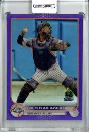 2022 Topps NPB Chrome  東京ヤクルト 中村悠平 Base, Purple Parallel 023/299