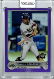 2022 Topps NPB Chrome  オリックス 安達了一 Base, Purple Parallel 121/299