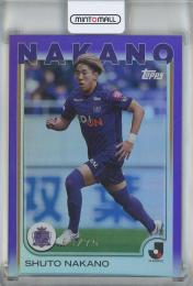 2025 TOPPS J. LEAGUE PREMIUM 中野就斗 Purple Foil #184【69/75】 サンフレッチェ広島