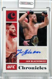 2021 Panini Chronicles UFC Jan Blachowicz Chronicles Signatures/#CS-JBL