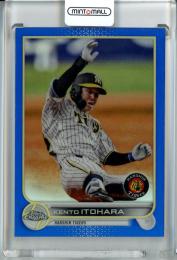 2022 Topps NPB Chrome  阪神 糸原健斗 Base, Blue Parallel 129/150