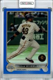 2022 Topps NPB Chrome  東北楽天 Z.ウィーラー Base, Blue Parallel 077/150