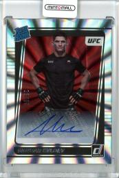 2022 Panini Donruss UFC Movsar Evloev Rated Rookies Signatures Autographs/Laser Holo Parallels/#218【23/99】