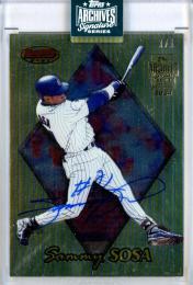 2024 Topps Archives Signature Series Sammy Sosa 2019 Bowman's Best【1/1】 Chicago Cubs