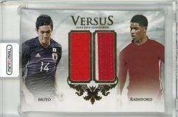 2018 Futera Unique	Yoshinori Muto & Marcus Rashford	jersey	10/35