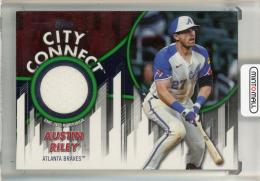 2026 Topps Austin Riley City Connect Swatches Green #CCARI【52/99】 Atlanta Braves
