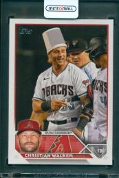 2023 TOPPS Series 2 Christian Walker #639 Golden Mirror Variations Arizona Diamondbacks