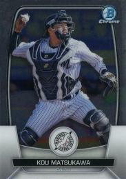 2023 TOPPS Bowman Chrome NPBプロ野球 #79 松川虎生(ロッテ) レギュラーカード
