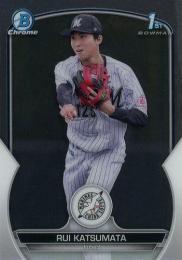 2023 TOPPS Bowman Chrome NPBプロ野球 BCP-43 勝又琉偉(ロッテ) 1st BOWMAN レギュラーカード RC