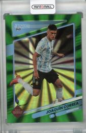 2021-22 Donruss Soccer Road to Qatar Argentina Joaquin Correa Base Holo Green Laser(パラレル版)