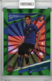 2021-22 Donruss Soccer Road to Qatar Italy Nicolo Barella Base Holo Green Laser(パラレル版)