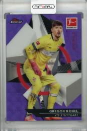 2020-21 Topps Finest Bundesliga VfB STUTTGART Gregor Kobel Base Purple Wave(パラレル版) 026/250