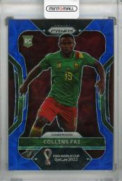 2022 Panini Prizm FIFA World Cup Qatar Choice Cameroon Collins Fai Base Blue (RC)(パラレル版) 051/135