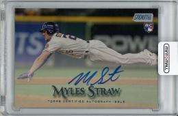 2019 TOPPS Stadium Club Myles Straw Autograph (RC)