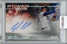 【表面右下微キズあり】2019 TOPPS Stadium Club Miguel Andujar Autograph【07/10】