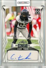 2023 Leaf  Draft Football  Cory Trice Autograph