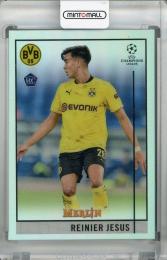 2020-21 Topps Merlin Chrome UEFA Champions League Europa League Borussia Dortmund Reinier Jesus Base Refractor(パラレル版)
