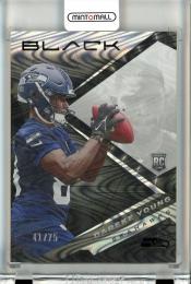 2022 Panini Black  Dareke Young Rookie Base Silver Parallel 41/75