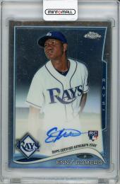 【カード表面、サインに若干スレあり】2014 TOPPS Chrome Enny Romero (中日・ロッテ) Autograph (RC)