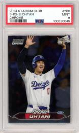 2024 Topps Stadium Club Shohei Ohtani Chrome【PSA9】 Los Angeles Dodgers