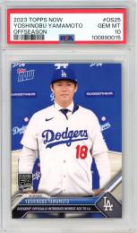 2023 Topps Now Yoshinobu Yamamoto #OS25【PSA10】《Gem-MINT》 Los Angeles Dodgers