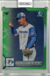 2022 TOPPS NPB BOWMAN 達孝太 Green Refractor【32/99】 北海道日本ハムファイターズ
