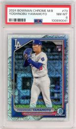 2024 Topps Bowman Chrome Yoshinobu Yamamoto Mega Box Refractor【PSA9】 Los Angeles Dodgers