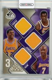 2009-10 Upper Deck SP Game Used Lamar Odom / Michael Cooper / Magic Johnson 3 Star Swatches 125 #3SOJC【073/125】